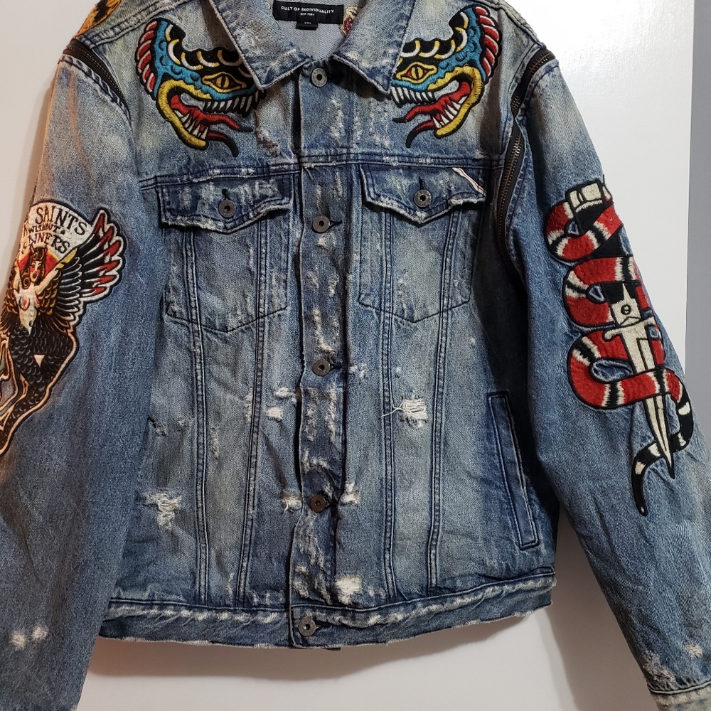 RARE Men's Heritage Denim Jacket in XXL Cult of Individuality
